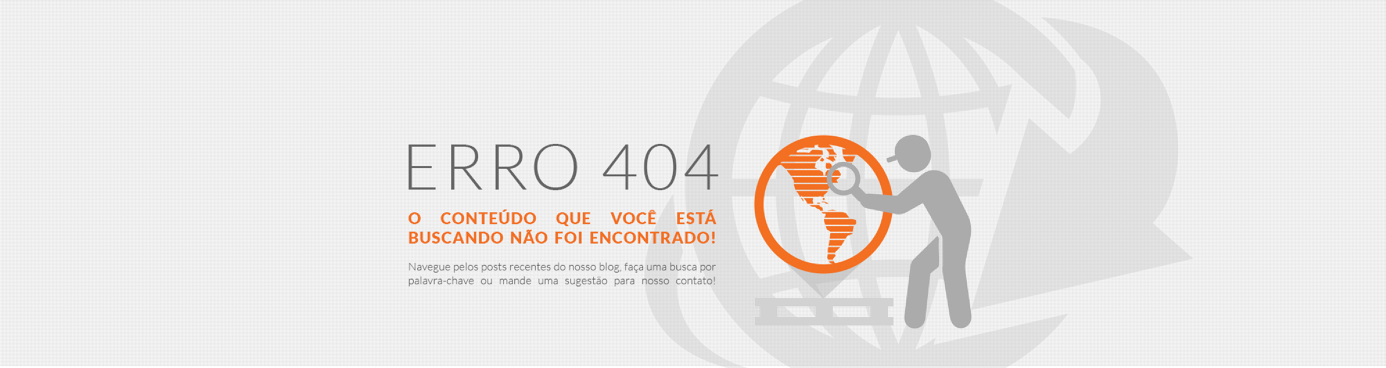 Erro 404 - O conteúdo que você está buscando não foi encontrado!